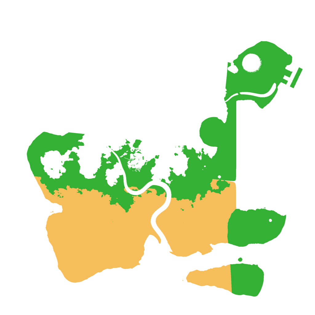 Biome Rust Map: Procedural Map, Size: 3000, Seed: 867145