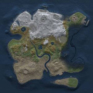 Thumbnail Rust Map: Procedural Map, Size: 3000, Seed: 867145, 12 Monuments