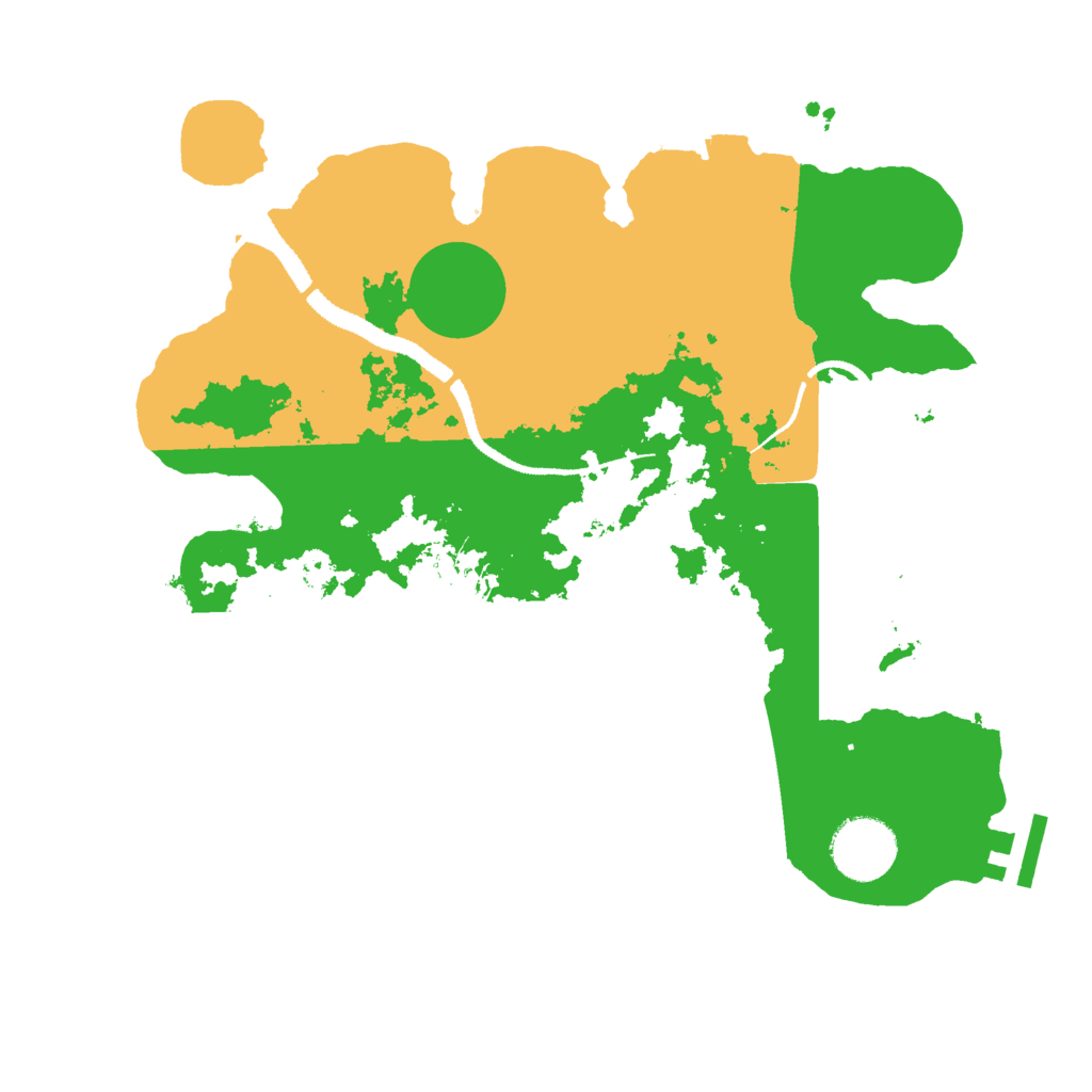 Biome Rust Map: Procedural Map, Size: 3000, Seed: 457789413
