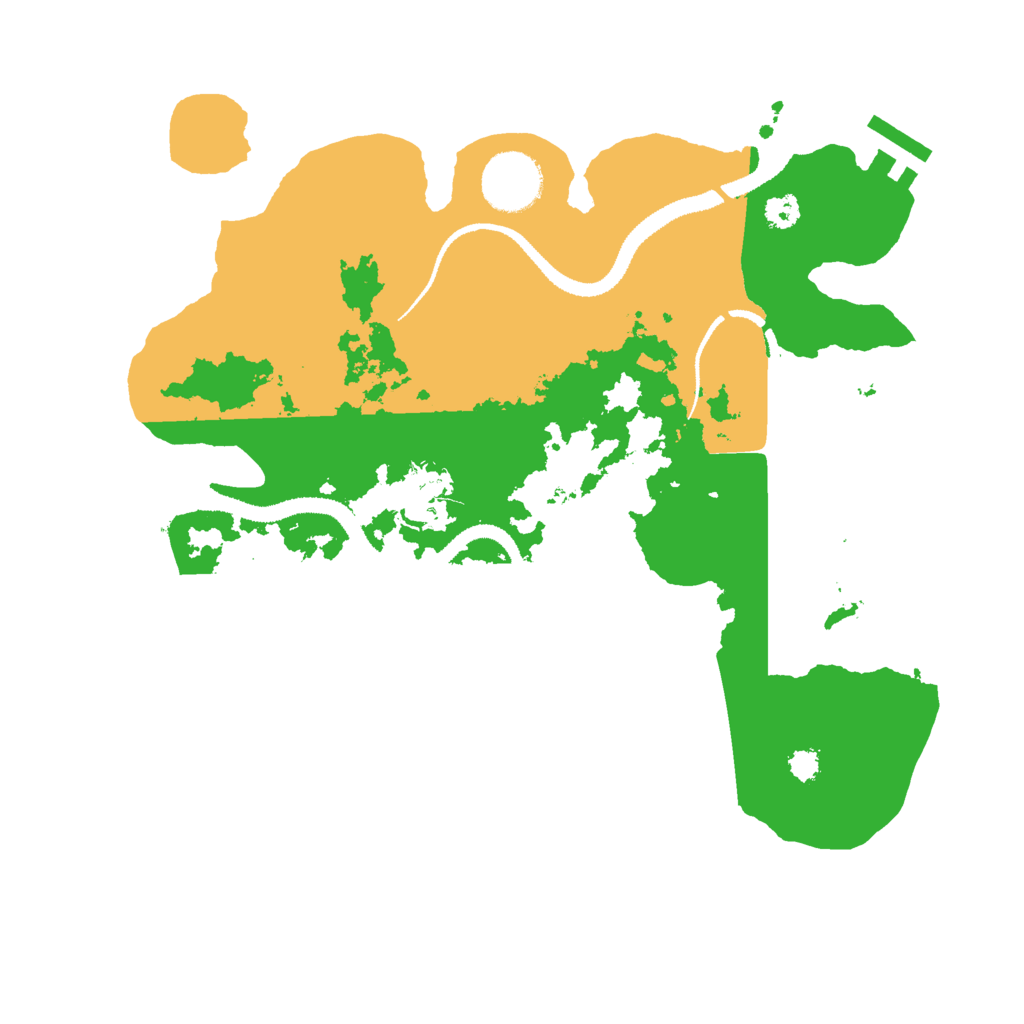 Biome Rust Map: Procedural Map, Size: 3000, Seed: 457789413