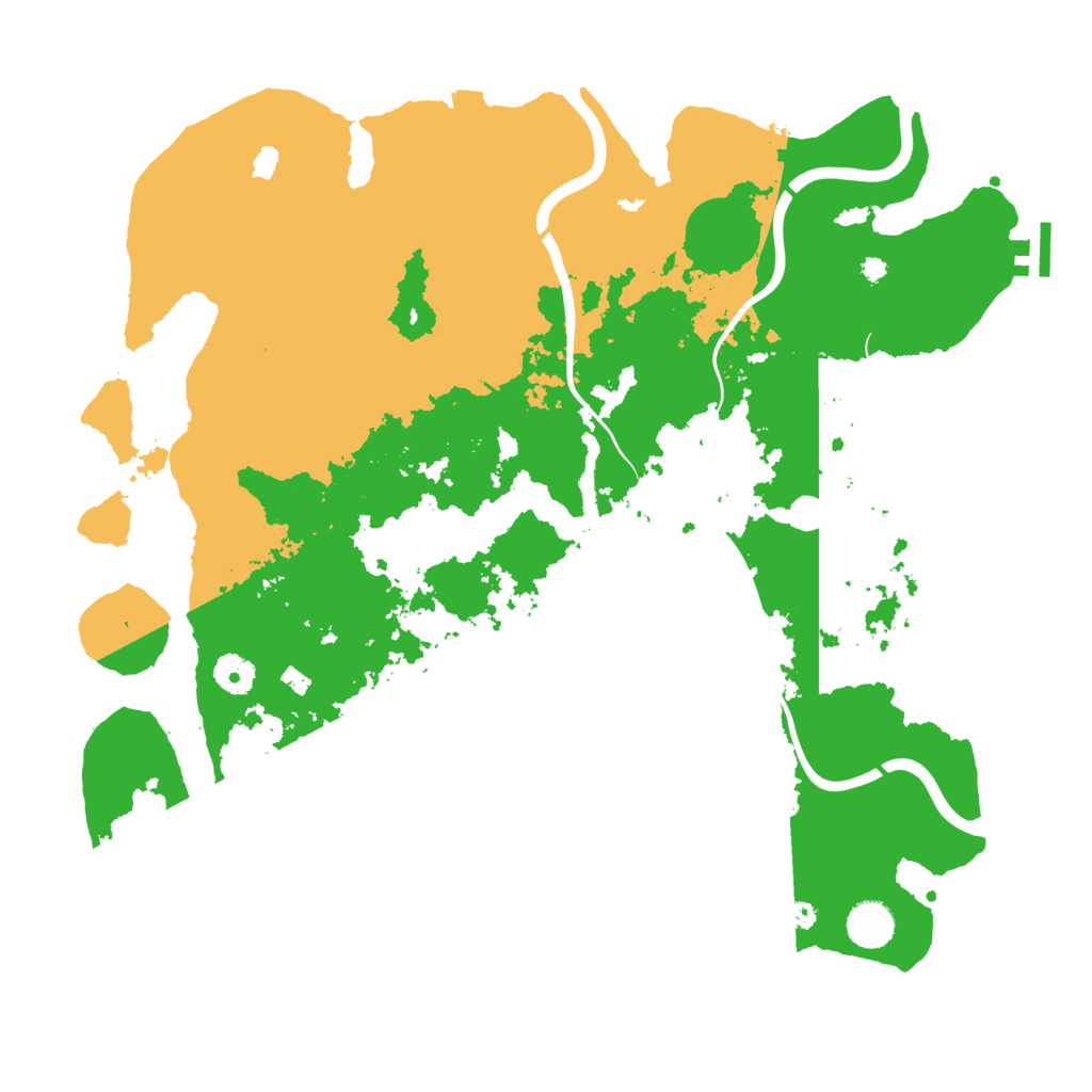 Biome Rust Map: Procedural Map, Size: 4050, Seed: 30360401