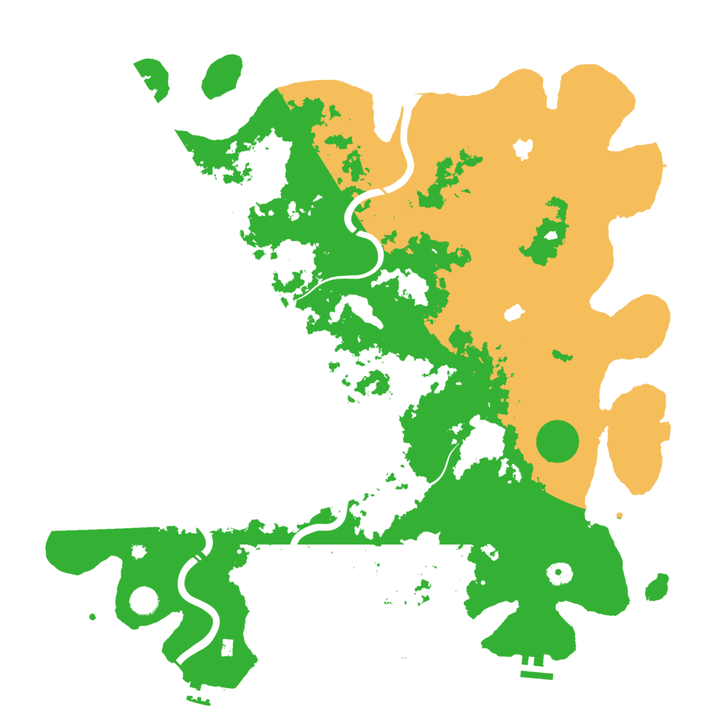 Biome Rust Map: Procedural Map, Size: 4500, Seed: 1084409647