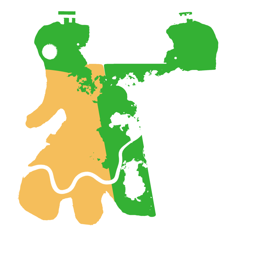Biome Rust Map: Procedural Map, Size: 3000, Seed: 958800