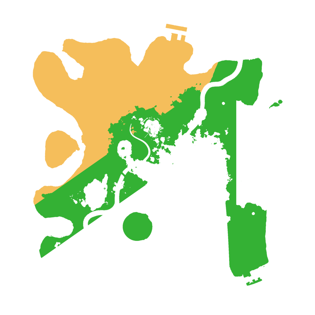 Biome Rust Map: Procedural Map, Size: 3000, Seed: 922444499