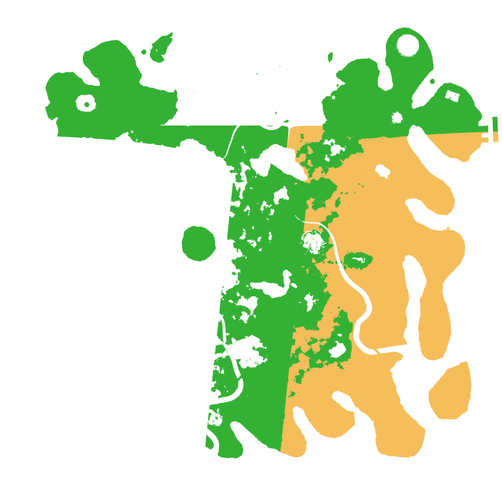 Biome Rust Map: Procedural Map, Size: 4000, Seed: 145231