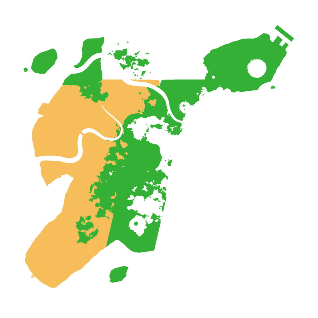 Biome Rust Map: Procedural Map, Size: 3000, Seed: 98291335