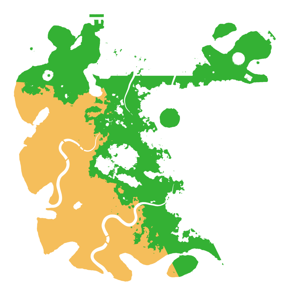 Biome Rust Map: Procedural Map, Size: 4250, Seed: 9781