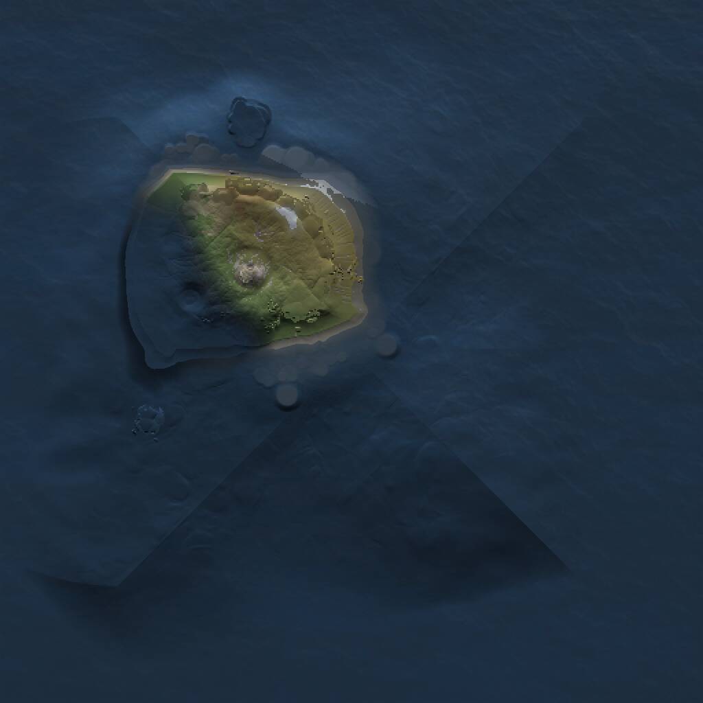 Rust Map: Procedural Map, Size: 1000, Seed: 1783054013, 1 Monuments