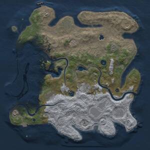 Thumbnail Rust Map: Procedural Map, Size: 4000, Seed: 31813, 16 Monuments