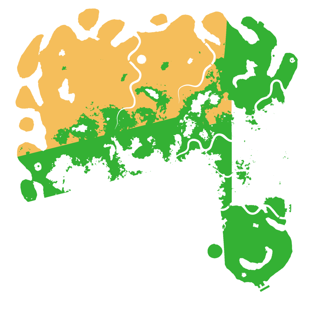Biome Rust Map: Procedural Map, Size: 6000, Seed: 264404298