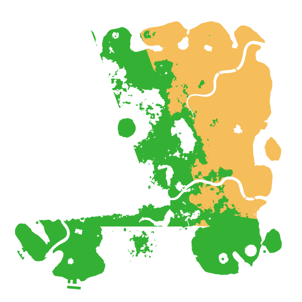 Biome Rust Map: Procedural Map, Size: 4500, Seed: 5783654