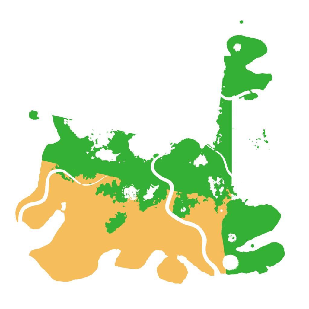 Biome Rust Map: Procedural Map, Size: 3600, Seed: 728394