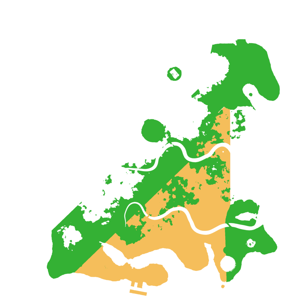 Biome Rust Map: Procedural Map, Size: 3600, Seed: 360270219