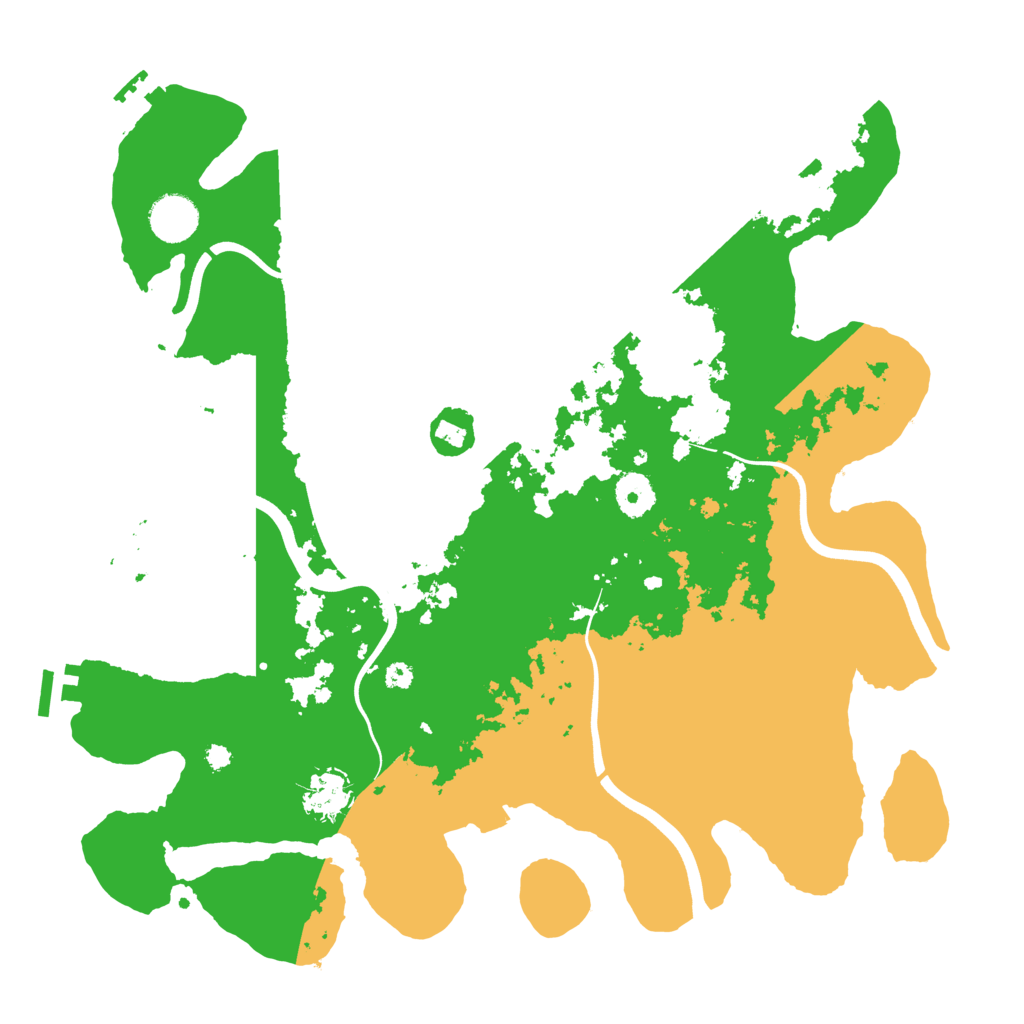 Biome Rust Map: Procedural Map, Size: 3750, Seed: 863613656