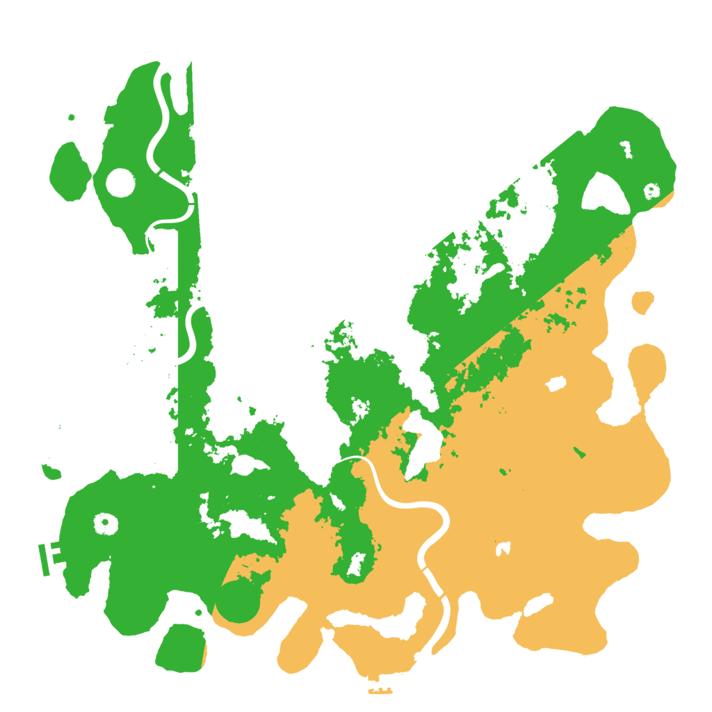 Biome Rust Map: Procedural Map, Size: 4500, Seed: 2678