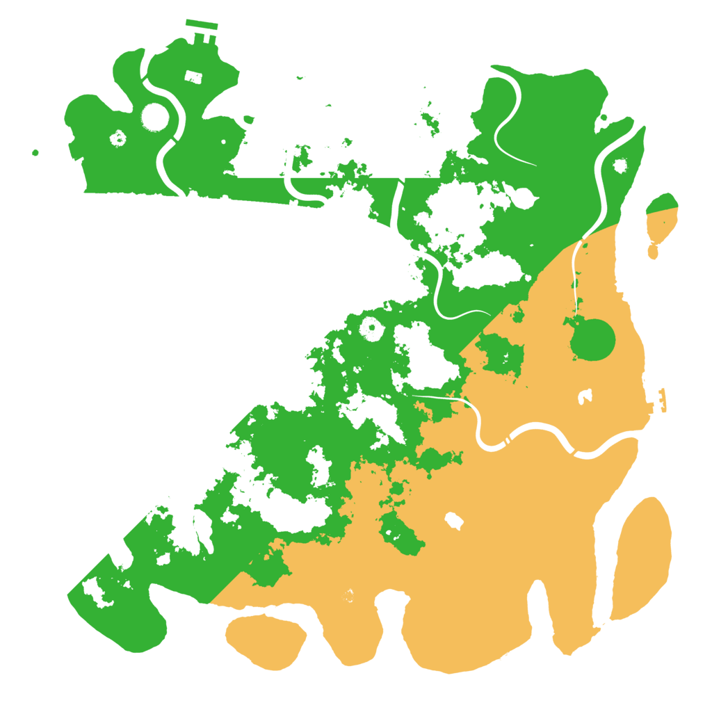 Biome Rust Map: Procedural Map, Size: 4500, Seed: 858205178