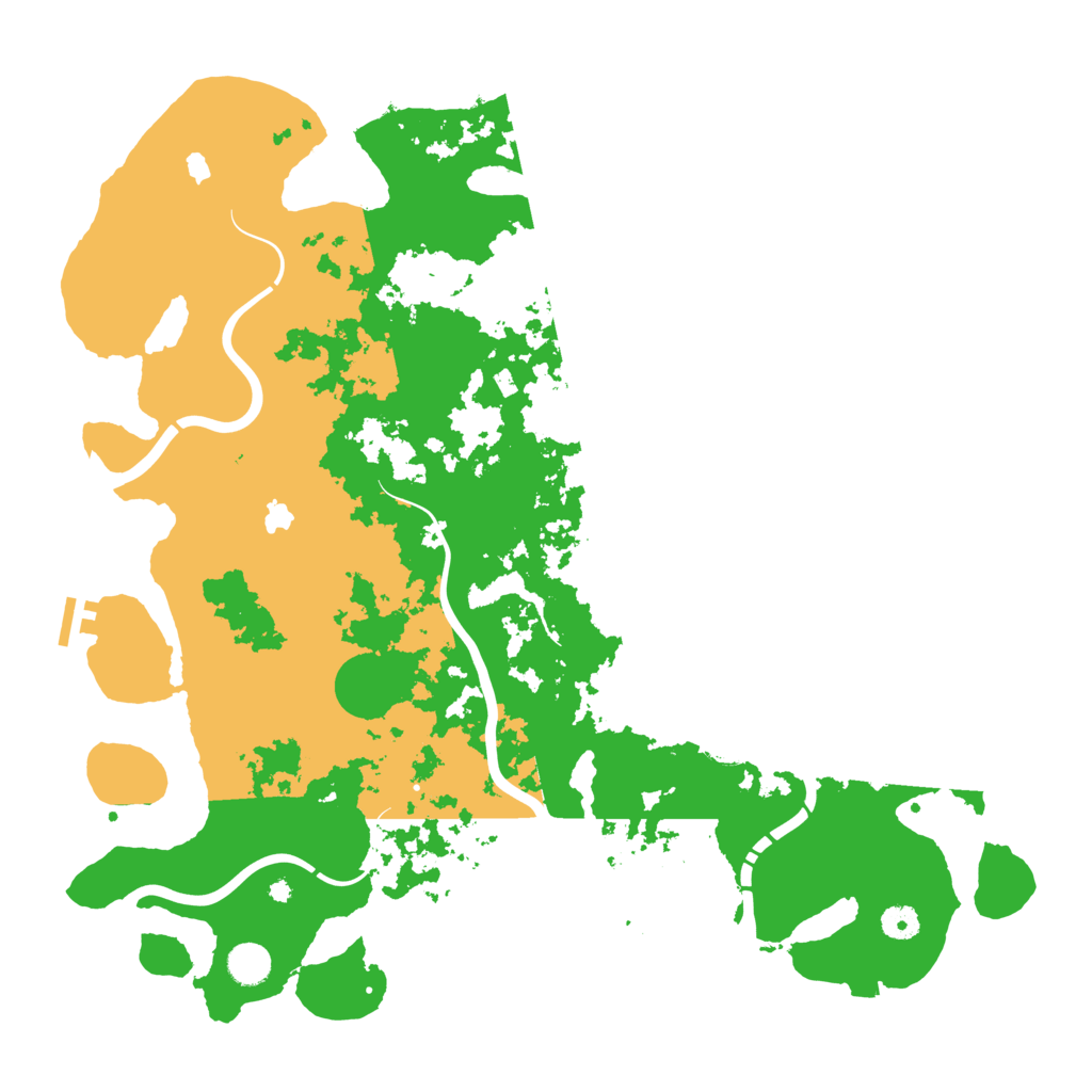 Biome Rust Map: Procedural Map, Size: 4500, Seed: 400030795