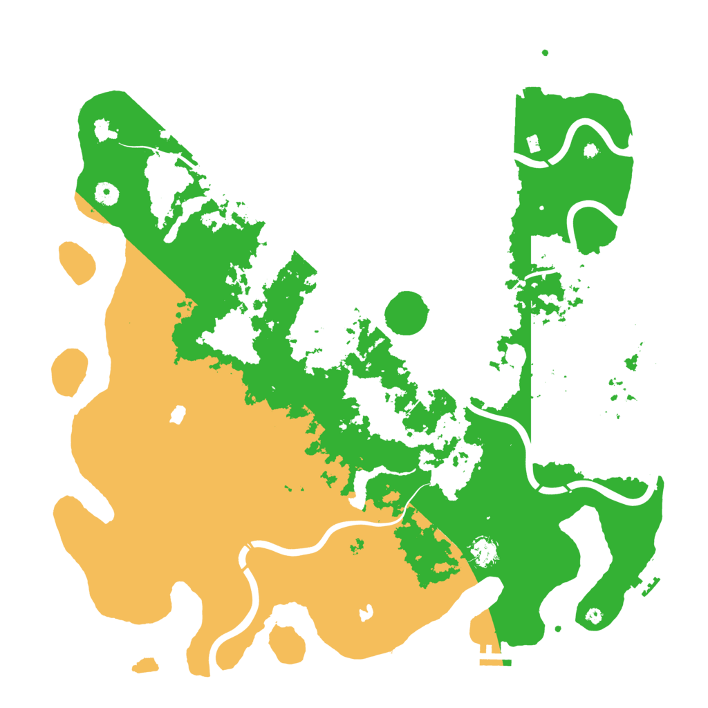 Biome Rust Map: Procedural Map, Size: 4500, Seed: 1286292115