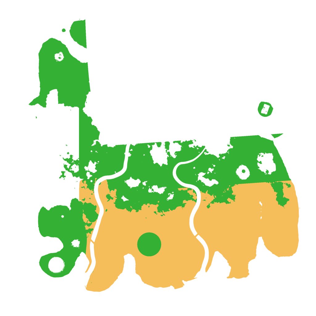 Biome Rust Map: Procedural Map, Size: 3500, Seed: 544853306