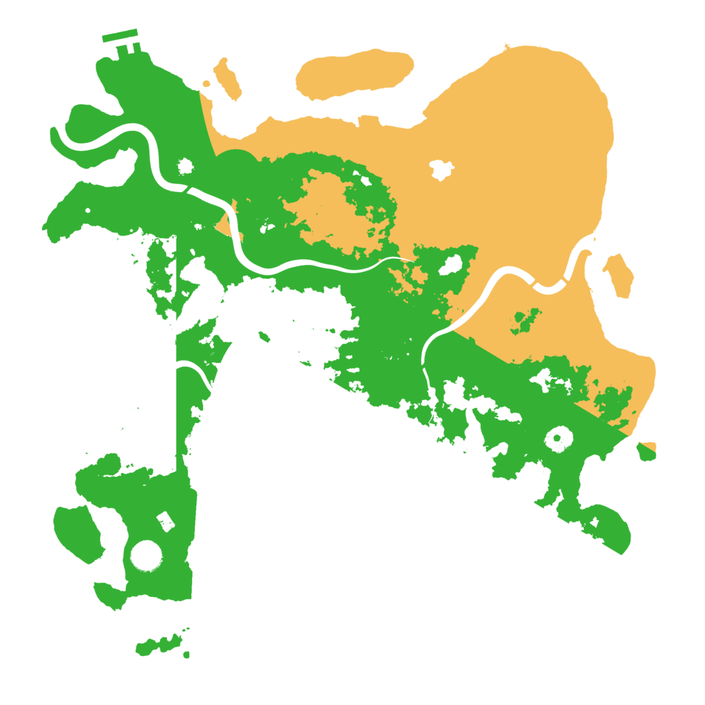 Biome Rust Map: Procedural Map, Size: 4000, Seed: 83268486