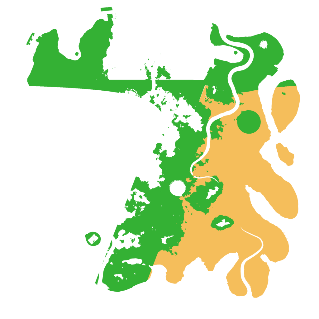 Biome Rust Map: Procedural Map, Size: 3600, Seed: 336098