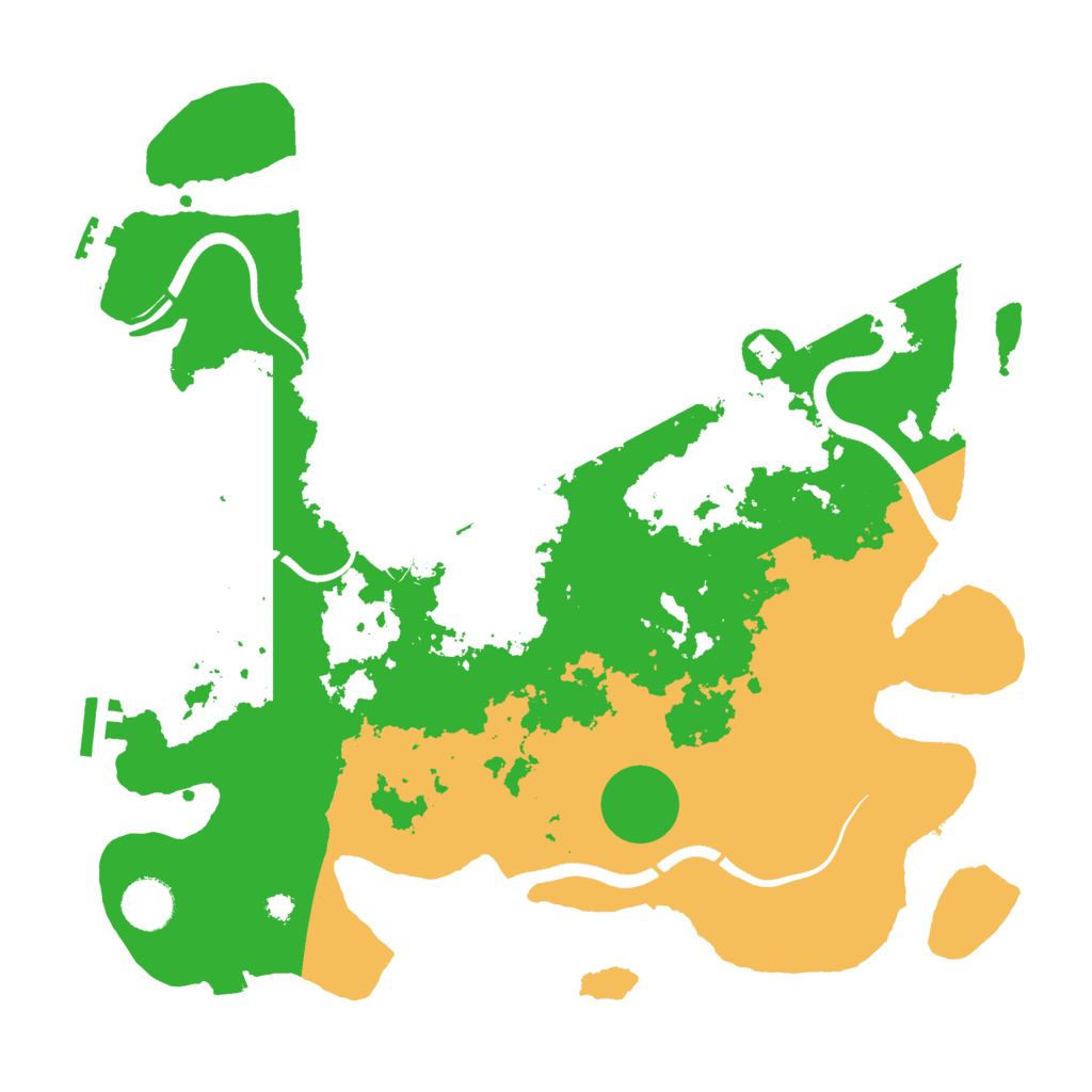 Biome Rust Map: Procedural Map, Size: 3700, Seed: 1929656941