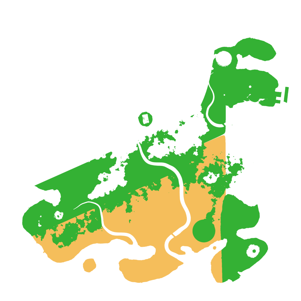 Biome Rust Map: Procedural Map, Size: 3500, Seed: 1918672517