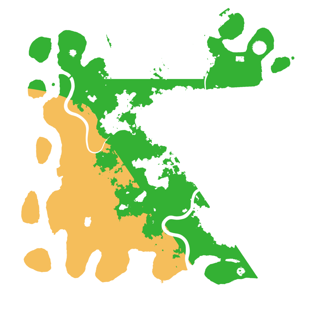 Biome Rust Map: Procedural Map, Size: 4000, Seed: 6077