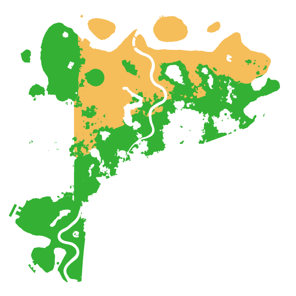 Biome Rust Map: Procedural Map, Size: 4500, Seed: 970448953