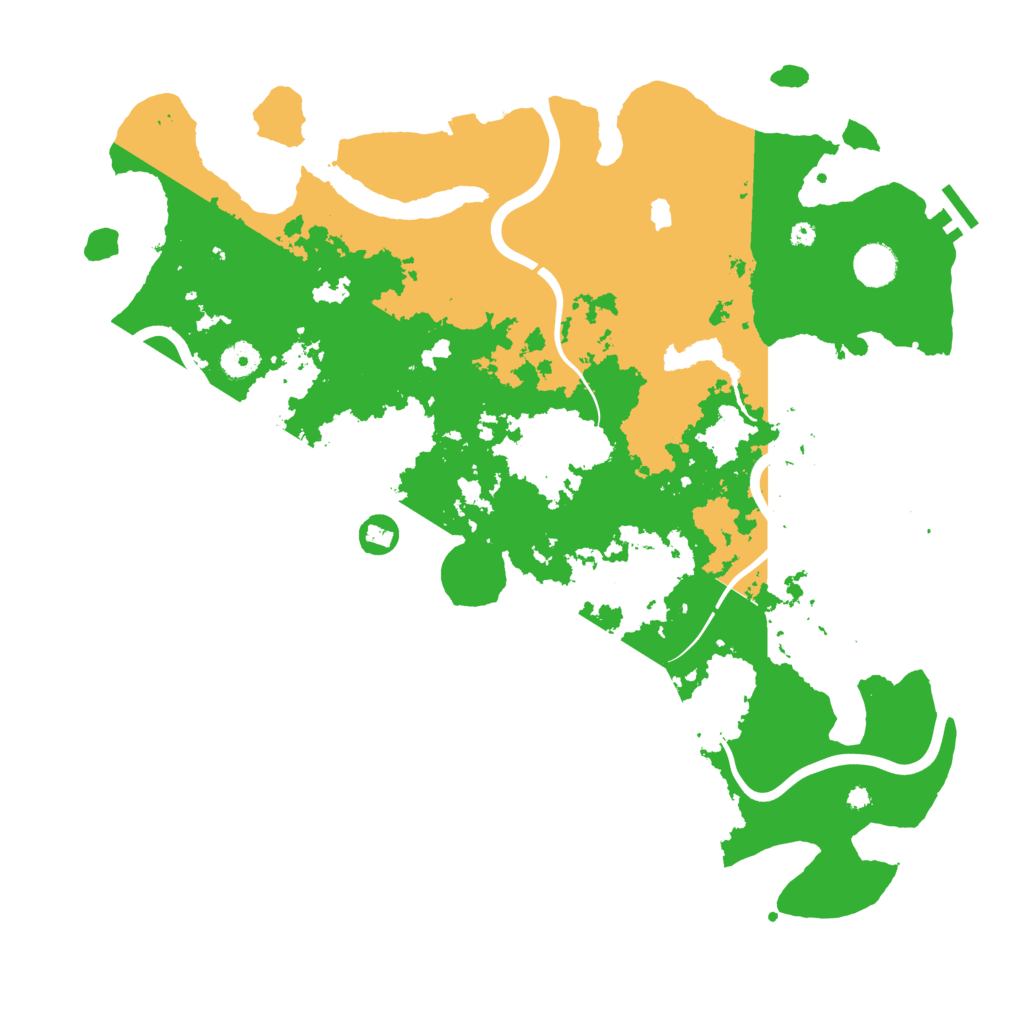 Biome Rust Map: Procedural Map, Size: 4200, Seed: 555639197