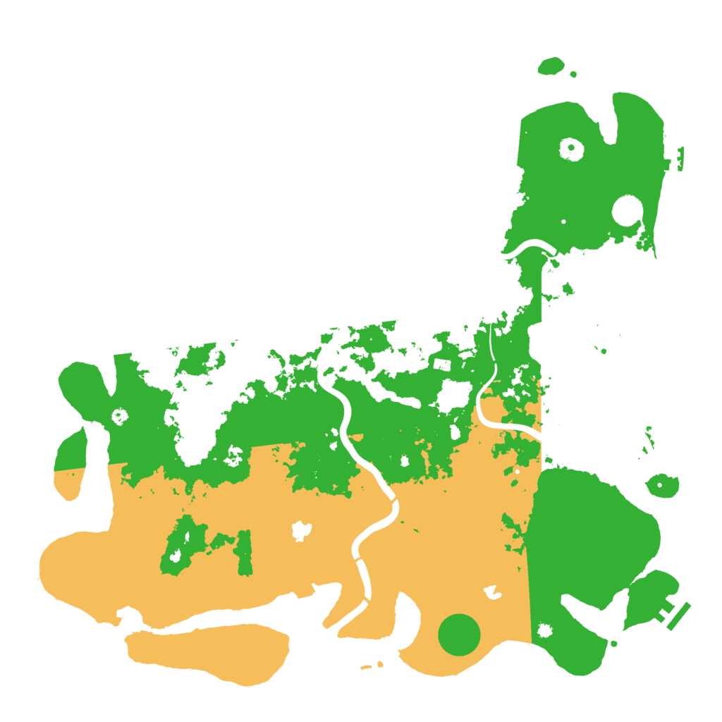 Biome Rust Map: Procedural Map, Size: 4500, Seed: 1306485230
