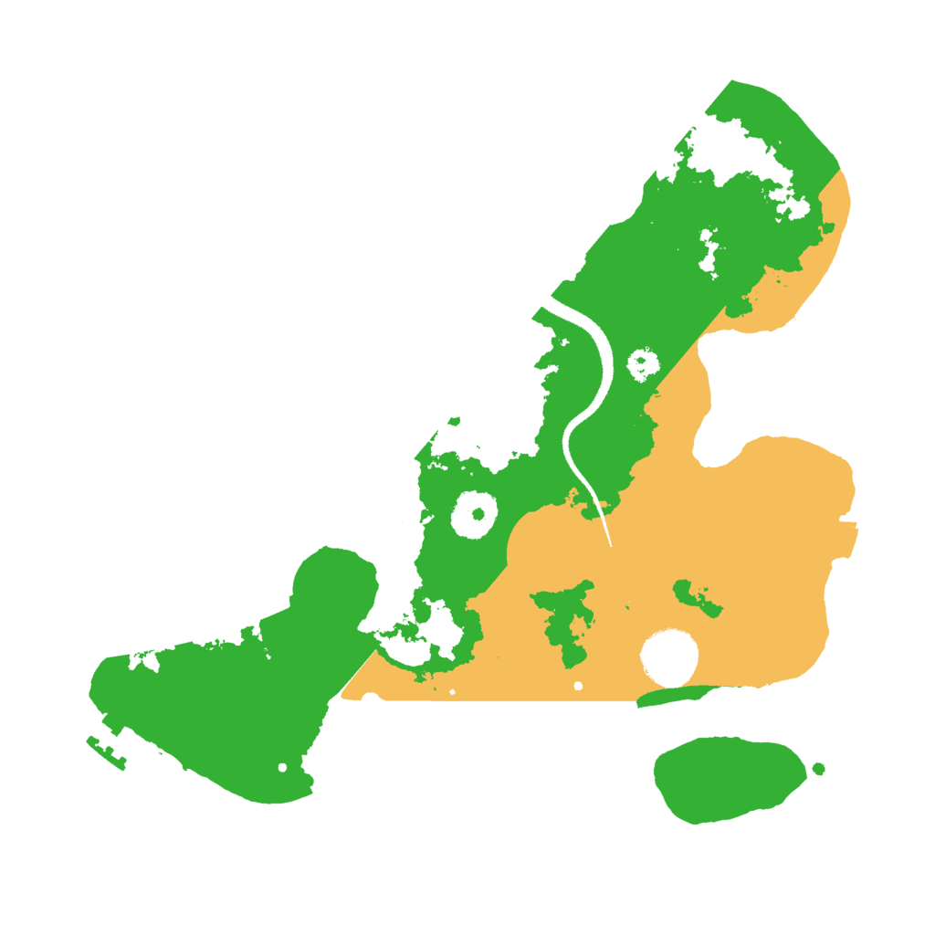 Biome Rust Map: Procedural Map, Size: 3000, Seed: 16554
