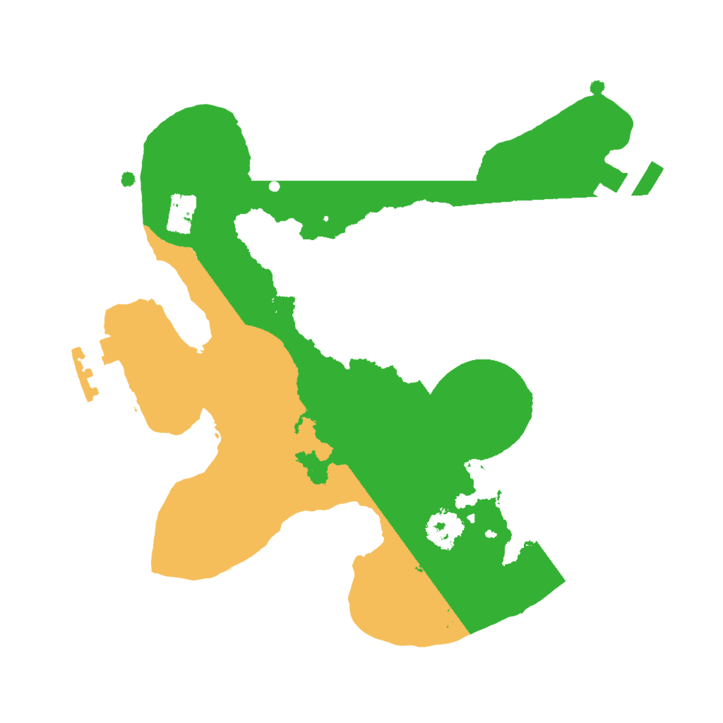 Biome Rust Map: Procedural Map, Size: 2000, Seed: 954684207