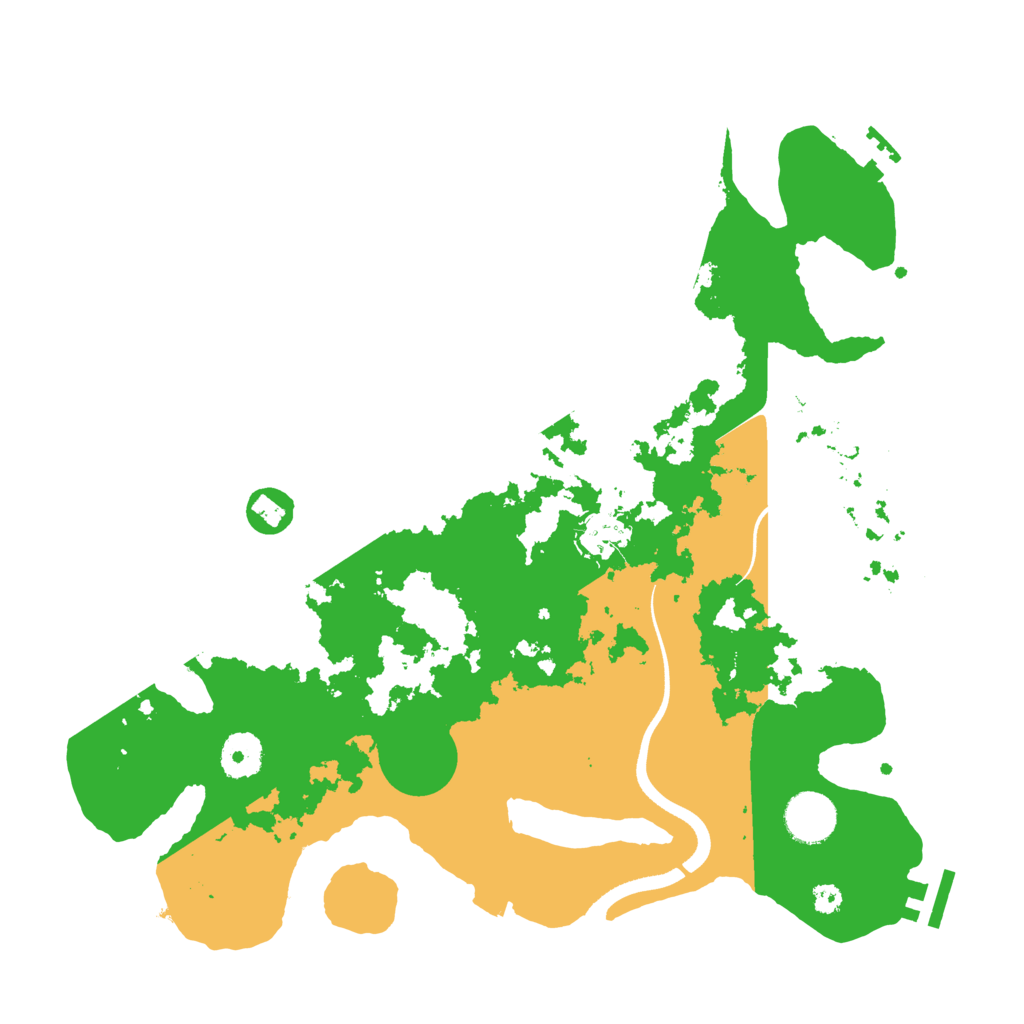Biome Rust Map: Procedural Map, Size: 3500, Seed: 10940