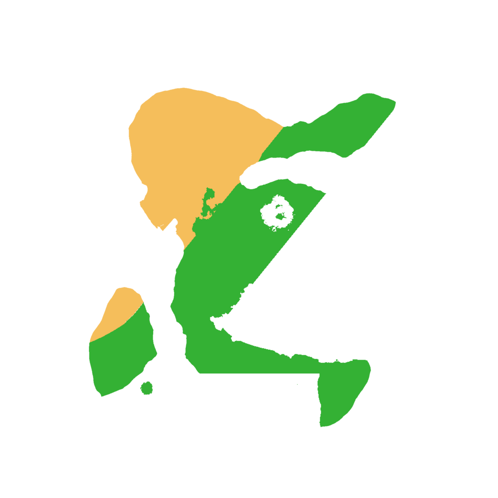 Biome Rust Map: Procedural Map, Size: 1600, Seed: 1458197426