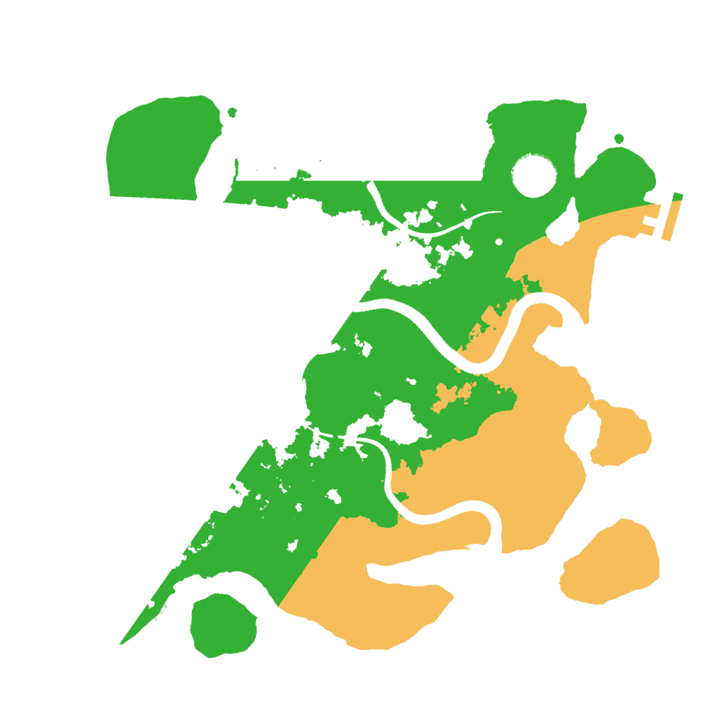Biome Rust Map: Procedural Map, Size: 3000, Seed: 32812