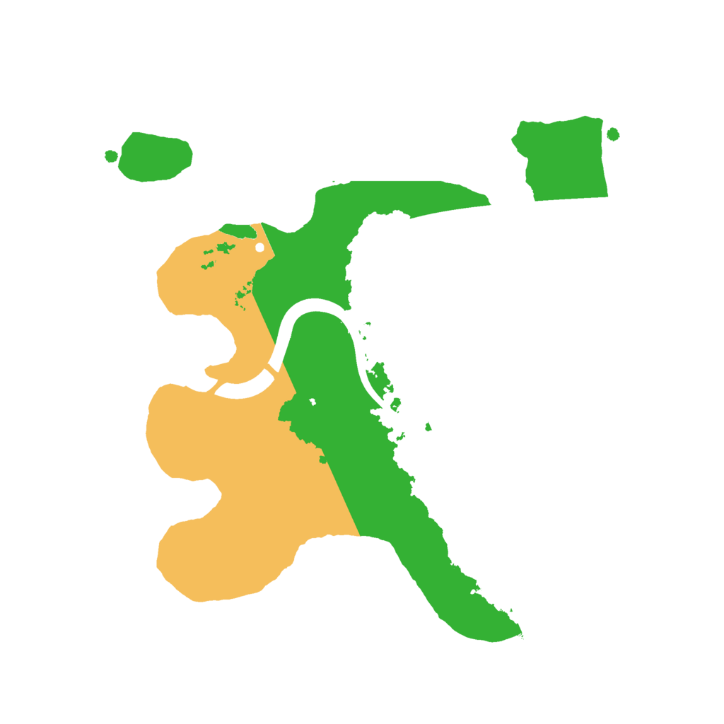 Biome Rust Map: Procedural Map, Size: 2300, Seed: 574271390