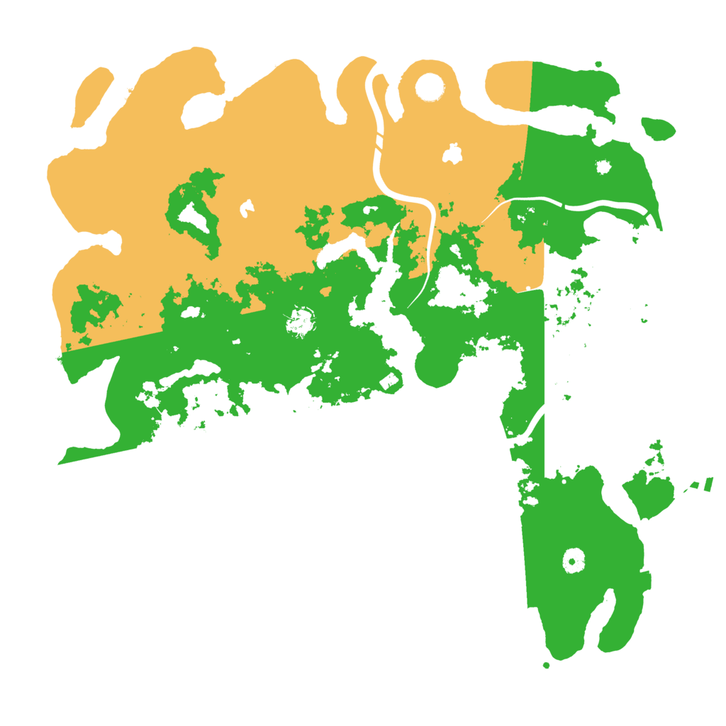 Biome Rust Map: Procedural Map, Size: 4500, Seed: 1885315276
