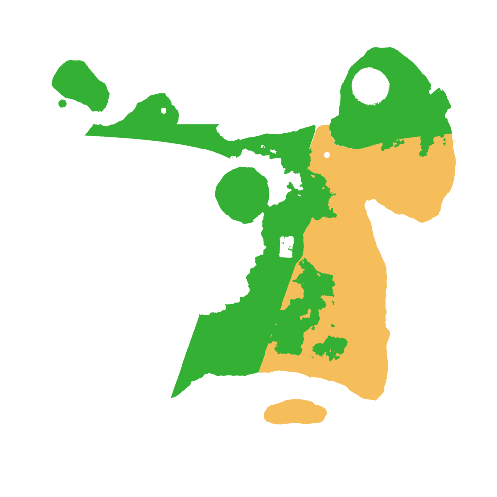 Biome Rust Map: Procedural Map, Size: 2500, Seed: 1456061292