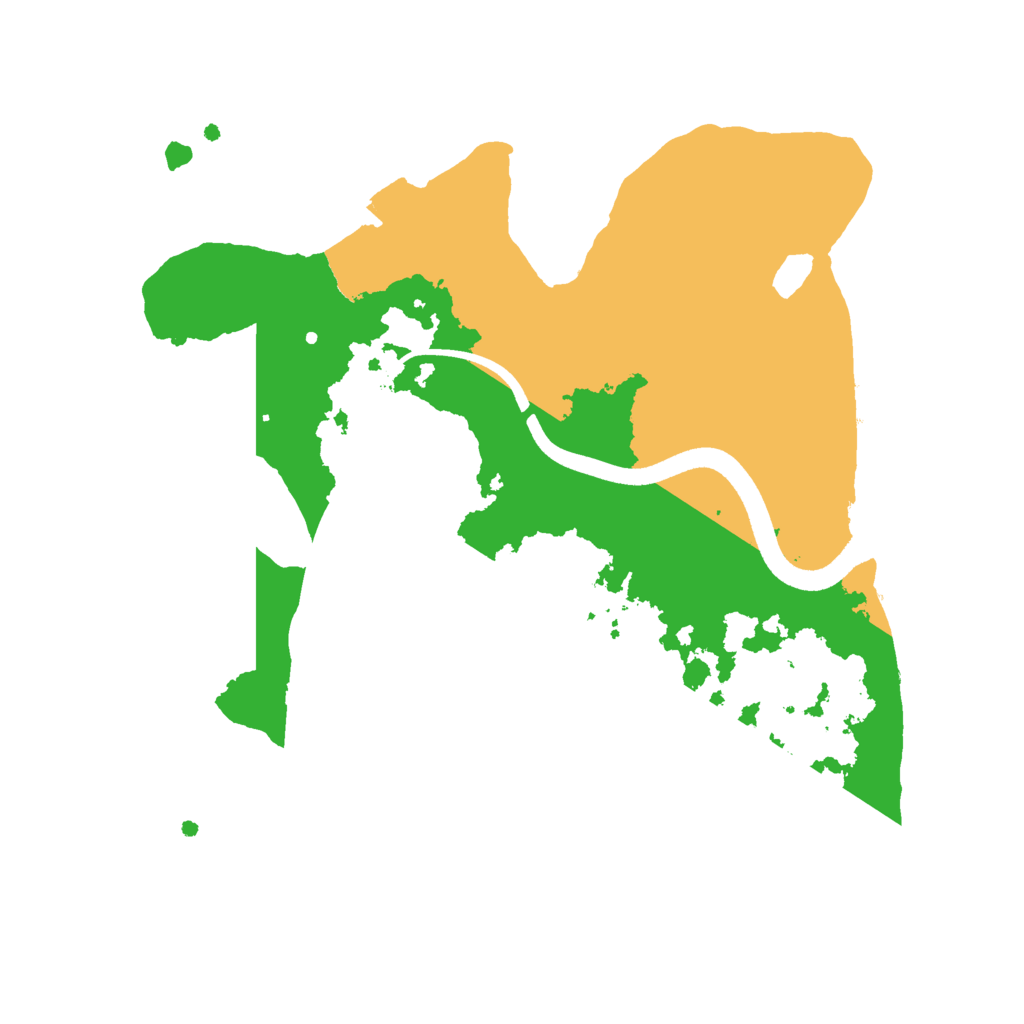 Biome Rust Map: Procedural Map, Size: 2500, Seed: 1472002868
