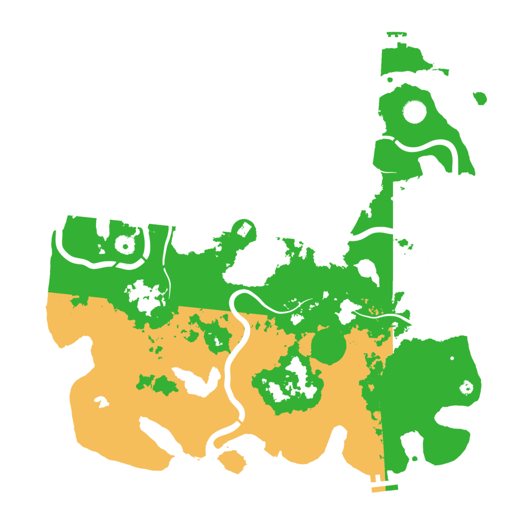 Biome Rust Map: Procedural Map, Size: 4000, Seed: 2019961088