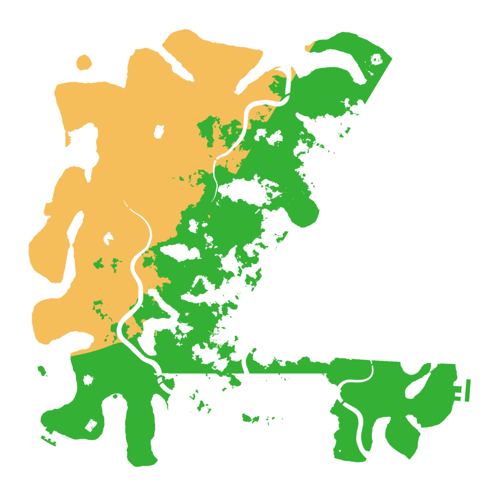Biome Rust Map: Procedural Map, Size: 4500, Seed: 268972889
