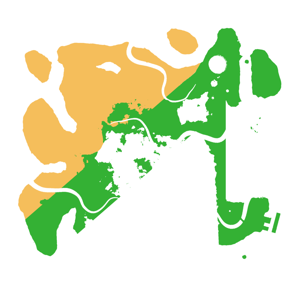 Biome Rust Map: Procedural Map, Size: 3000, Seed: 425787