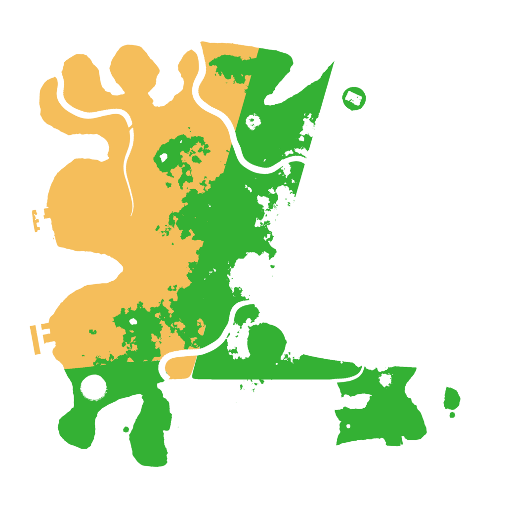 Biome Rust Map: Procedural Map, Size: 3500, Seed: 762229153