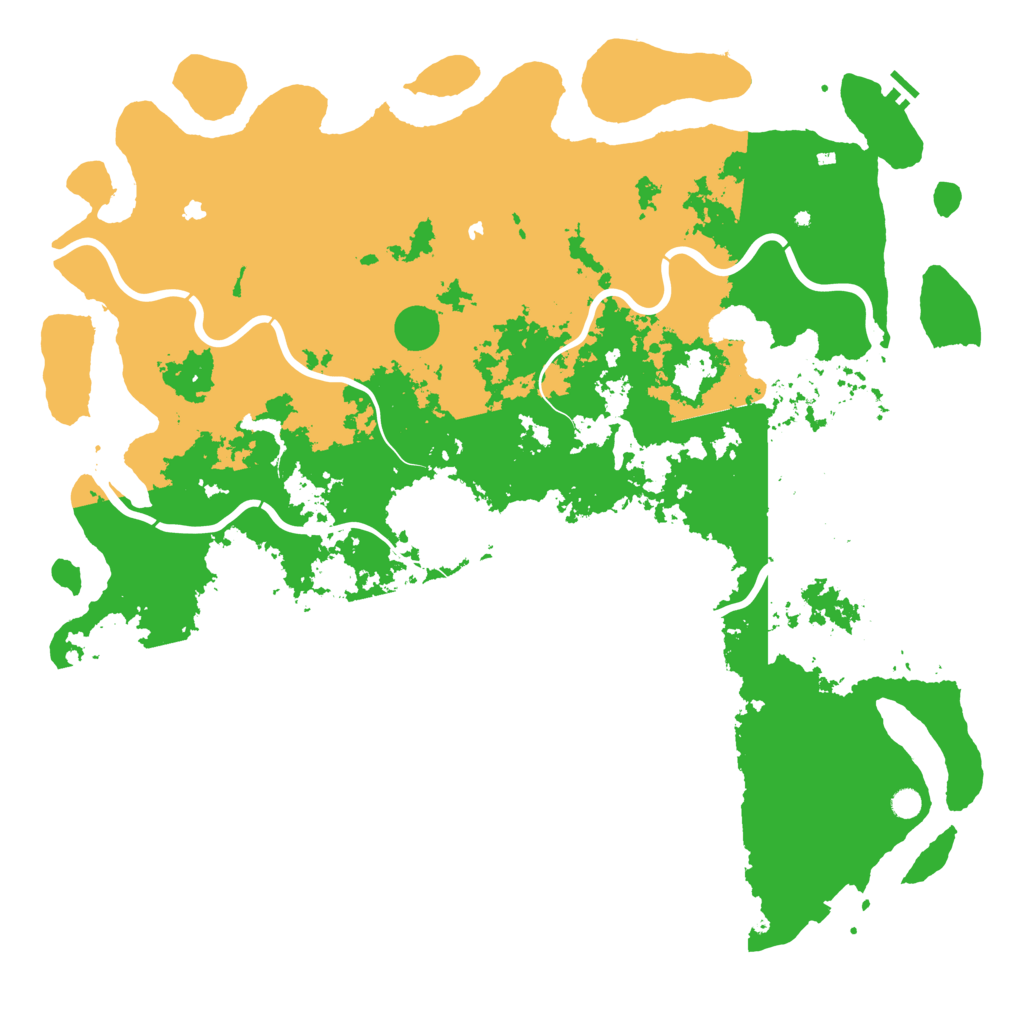 Biome Rust Map: Procedural Map, Size: 6000, Seed: 800000000