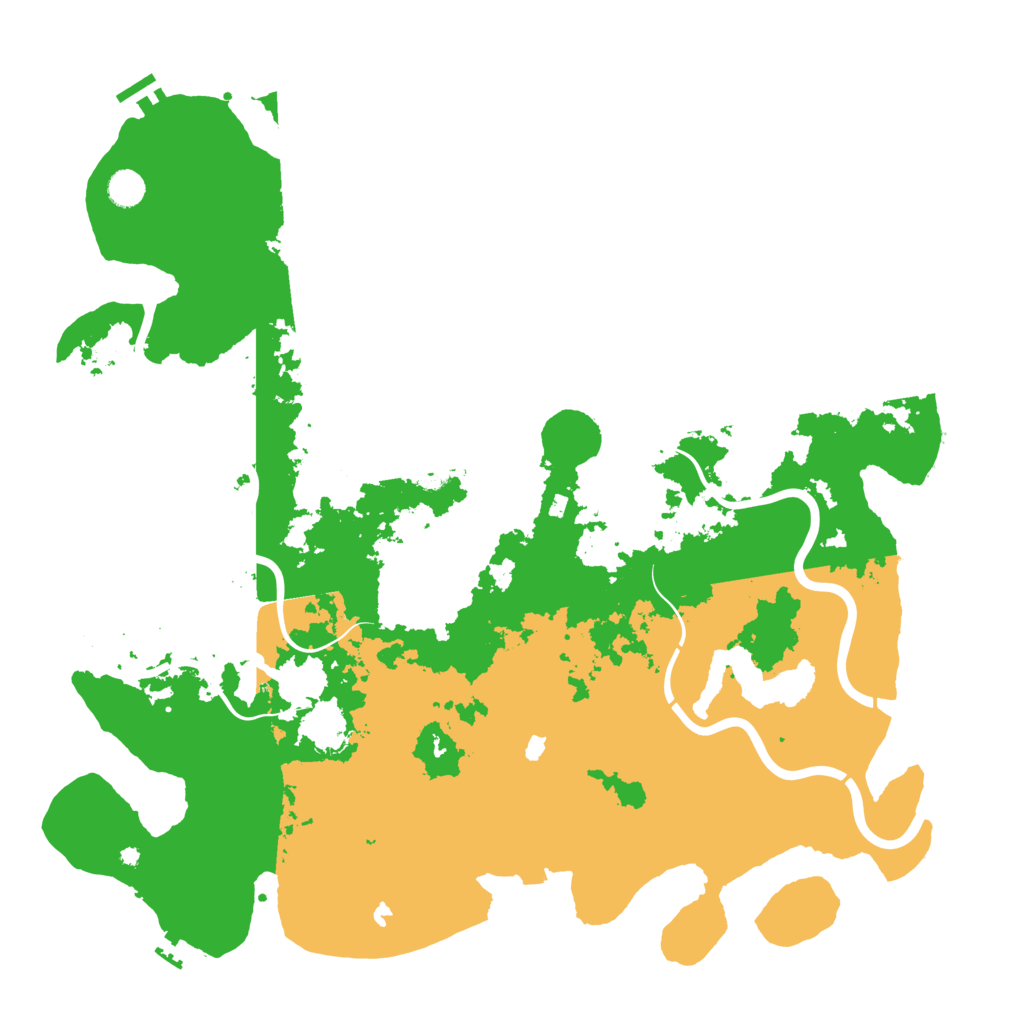Biome Rust Map: Procedural Map, Size: 4850, Seed: 5125280