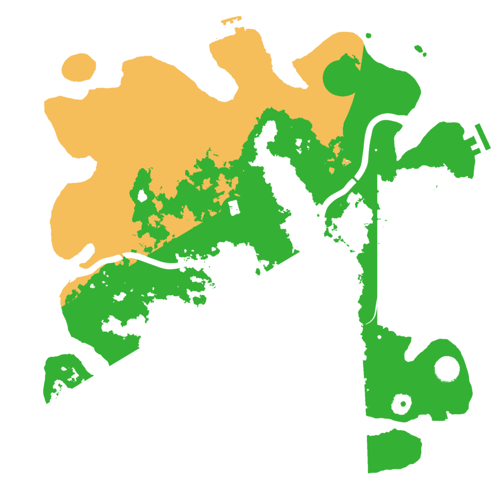 Biome Rust Map: Procedural Map, Size: 3700, Seed: 1580613951