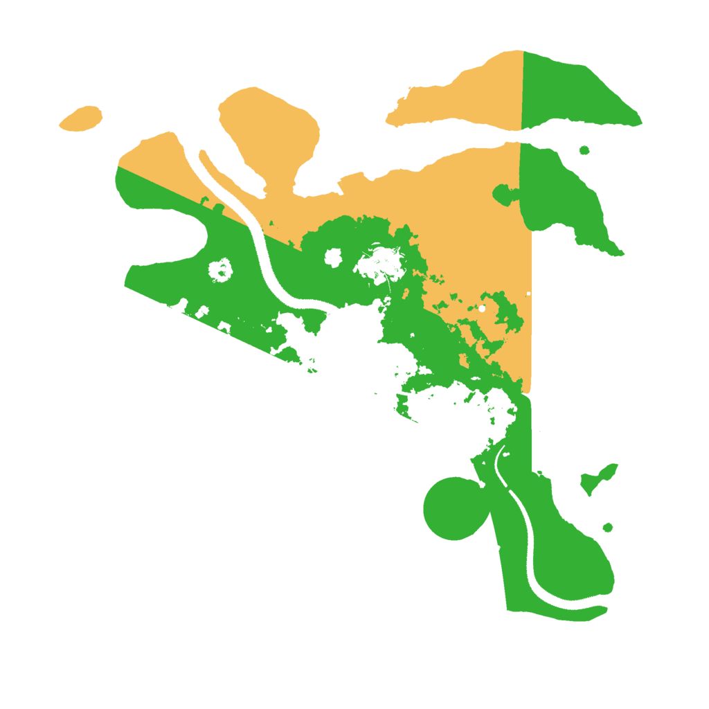 Biome Rust Map: Procedural Map, Size: 3000, Seed: 931687156