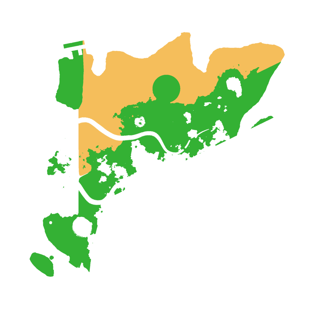 Biome Rust Map: Procedural Map, Size: 3000, Seed: 31595