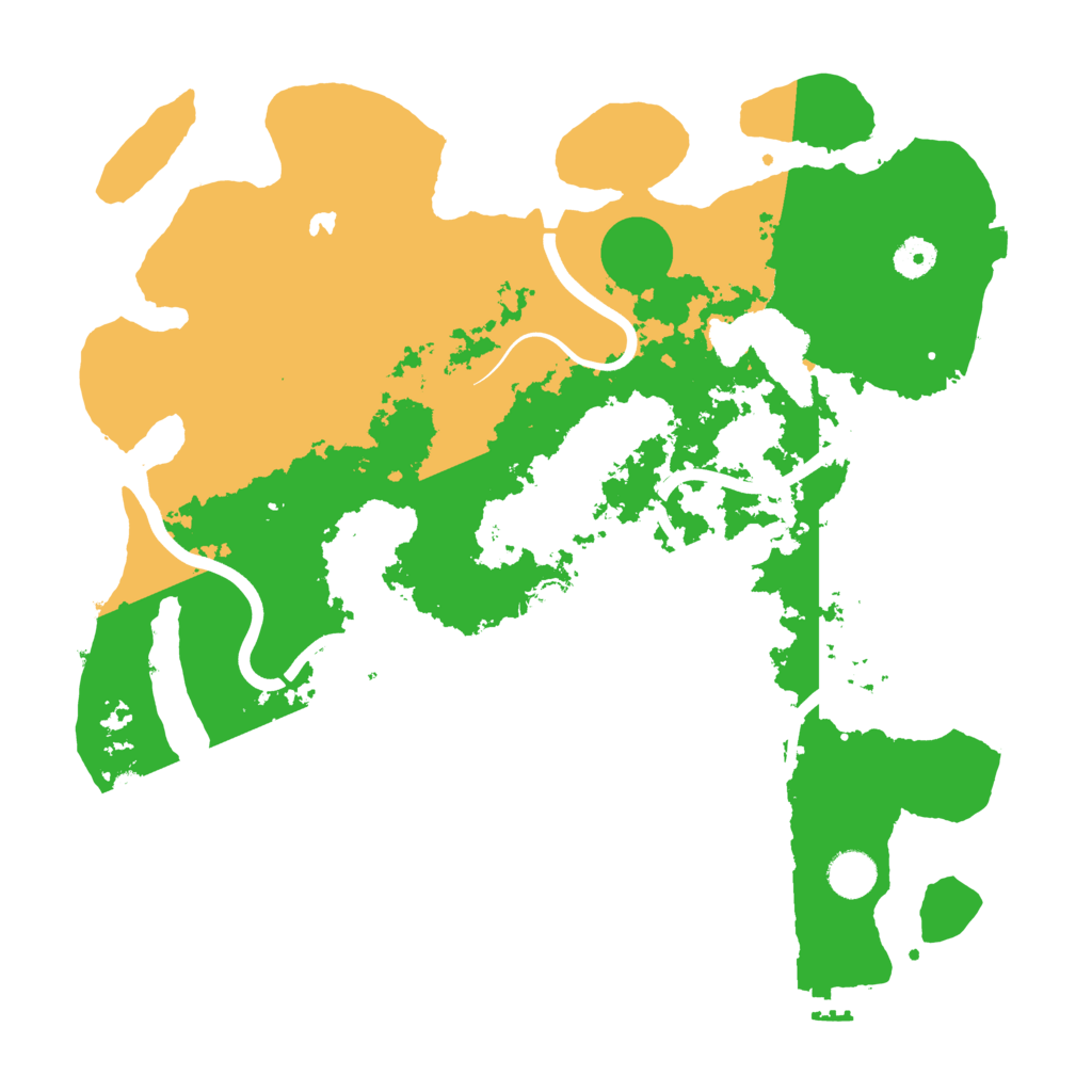 Biome Rust Map: Procedural Map, Size: 4000, Seed: 21127